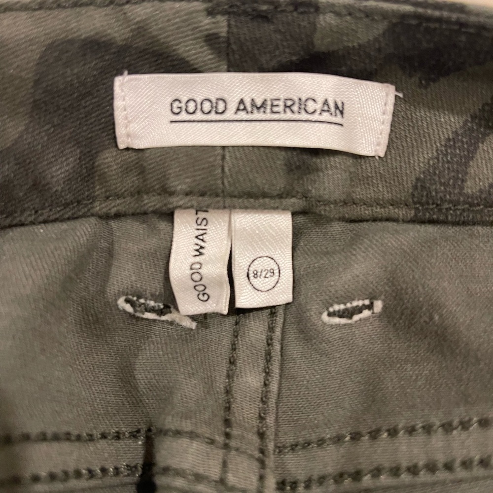 Good American Green Camo Skinny Pants - Picture 7 of 7